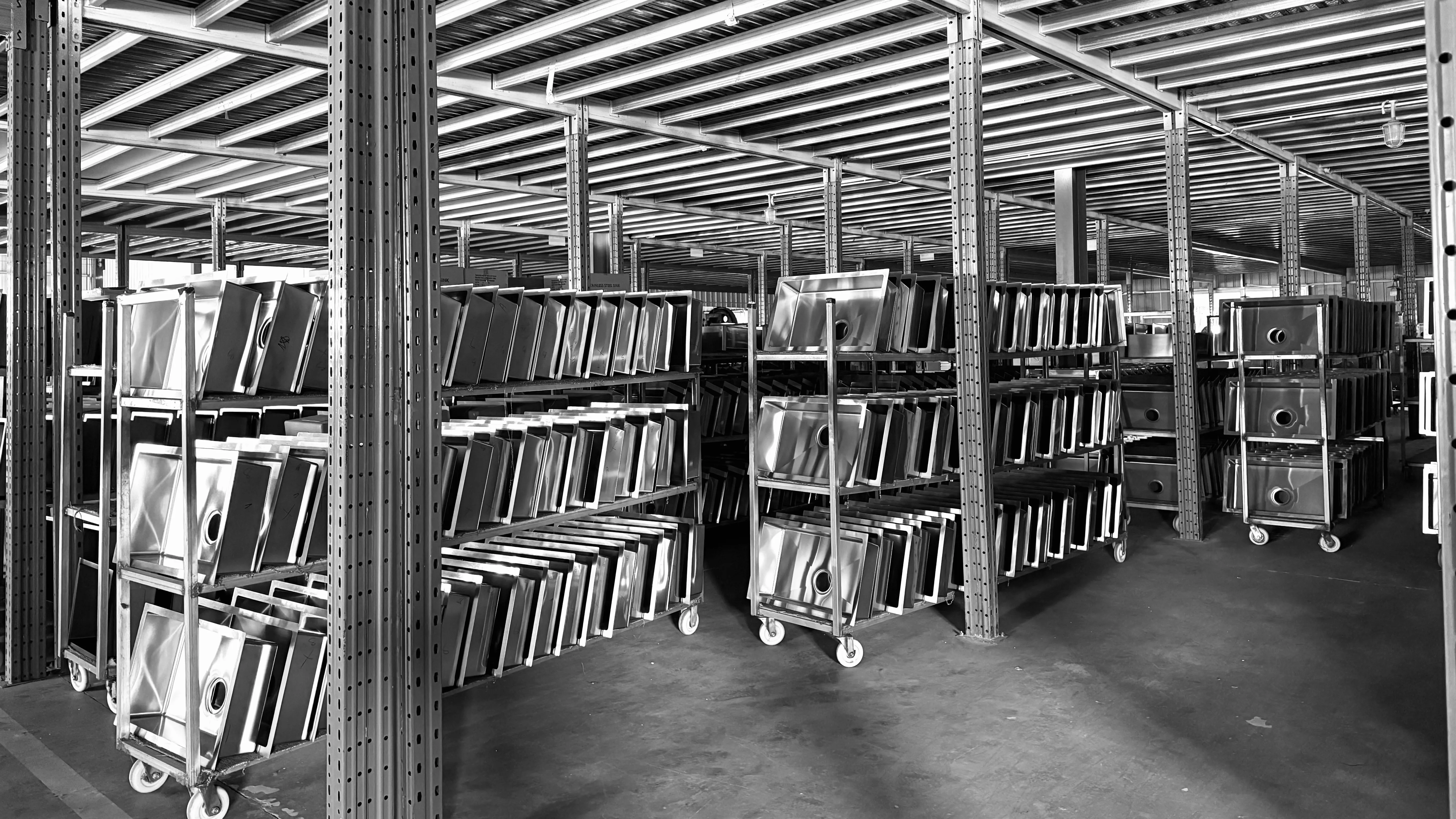 Modern production workshop overview showing automated assembly lines and advanced manufacturing equipment